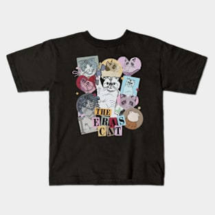 The Eras Cat Kids T-Shirt